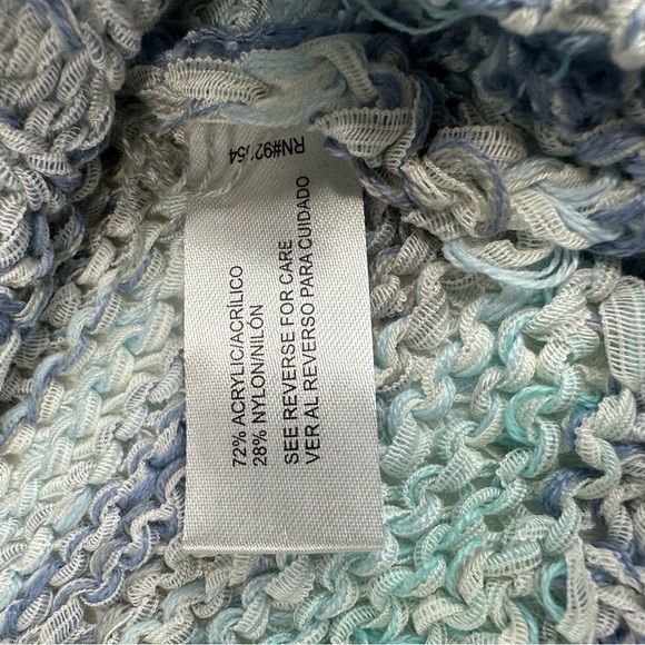 Carolyn Taylor Womens Chunky Knit Pastel Coastal Color block Sweater Size XL - Picture 5 of 7